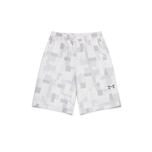 MERTRA Plaid Shorts Grey