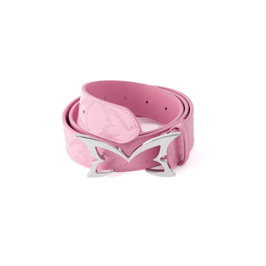 MERTRA Debossed Belt Pink