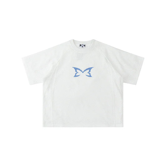 MERTRA Layered Mesh Jersey White