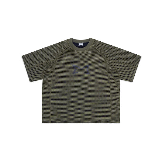 Mertra Layered Mesh Jersey - (GREEN)