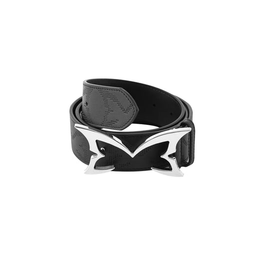 MERTRA Debossed Belt - (BLACK)