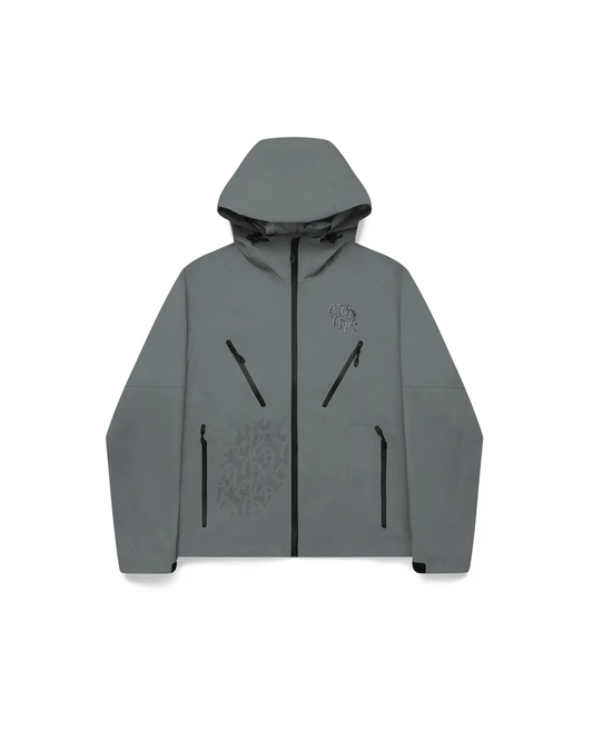 Mertra Monogram Shell Jacket - (SLATE)