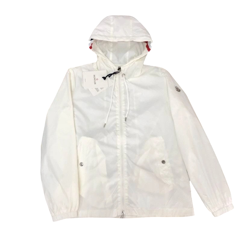 Moncler Classic Windbreaker - (WHITE)