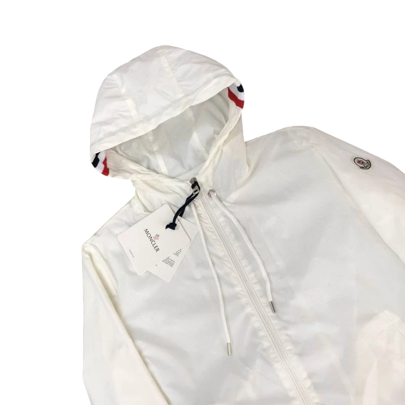 Moncler Classic Windbreaker - (WHITE)