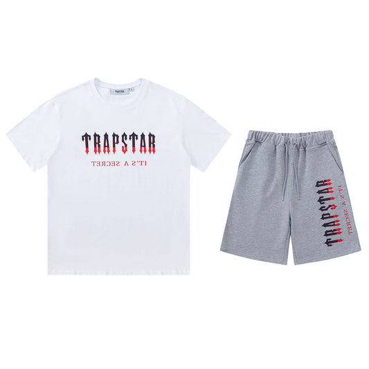 Trapstar California Short Set White/Red