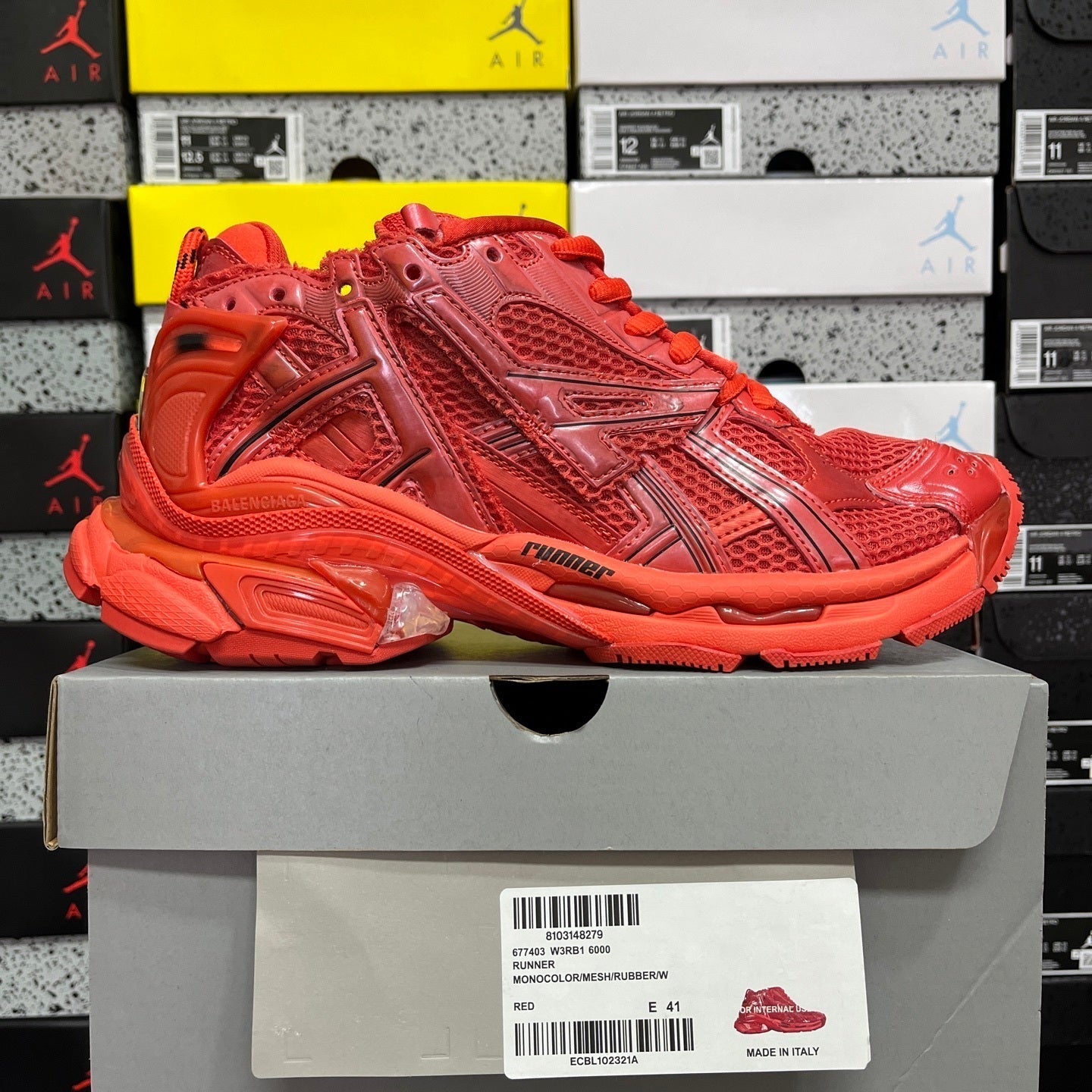 Balenciaga Runner 7.0 Volcano Red