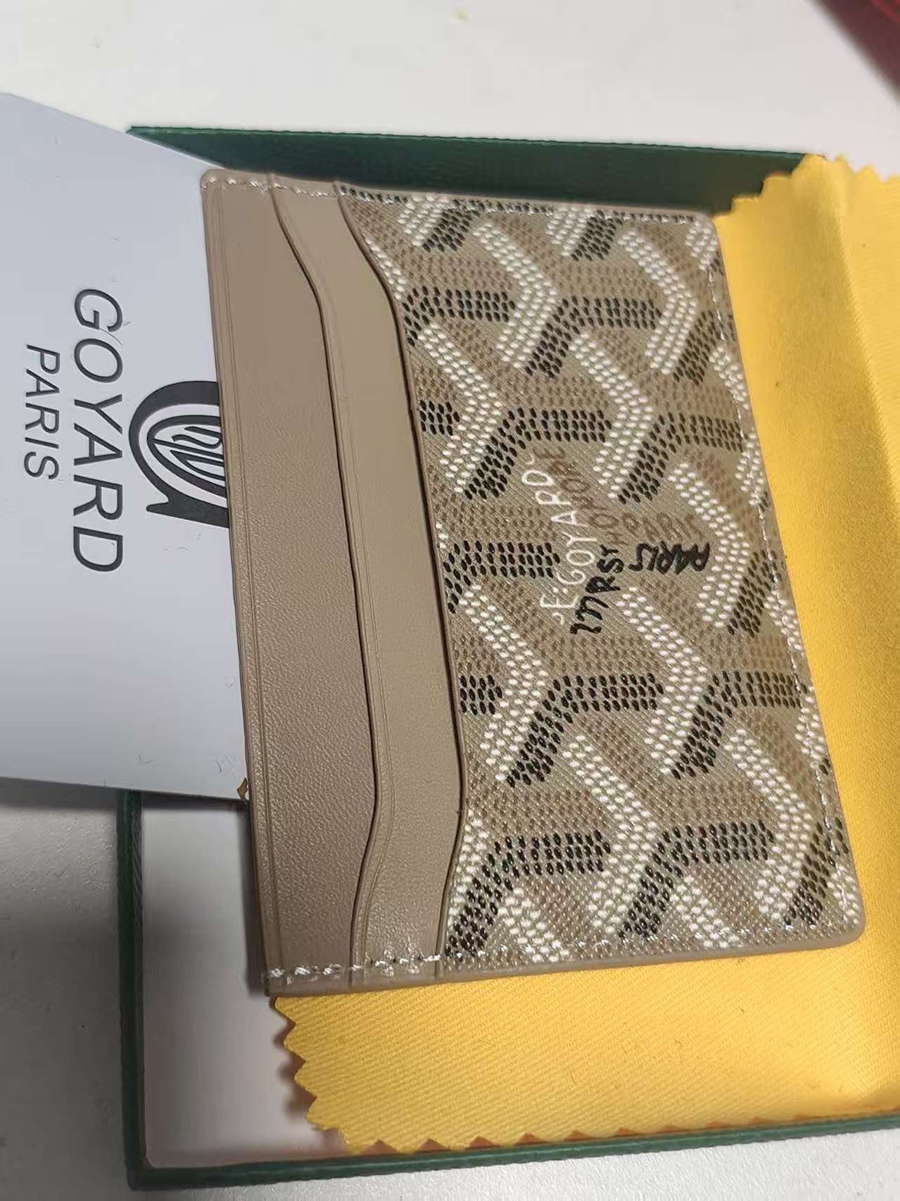 Goyard Saint Sulpice Card Holder Coffee