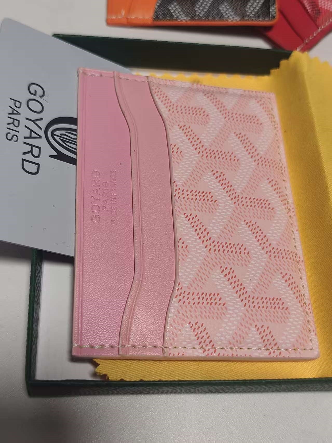 Goyard Saint Sulpice Card Holder Pink