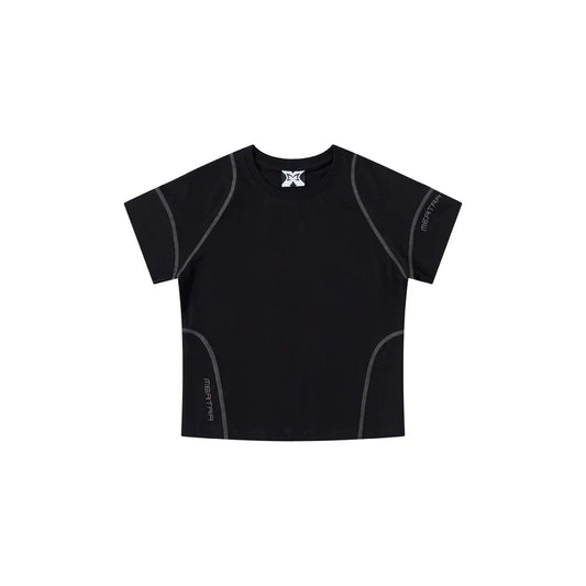 MERTRA Vein Baby Tee Black