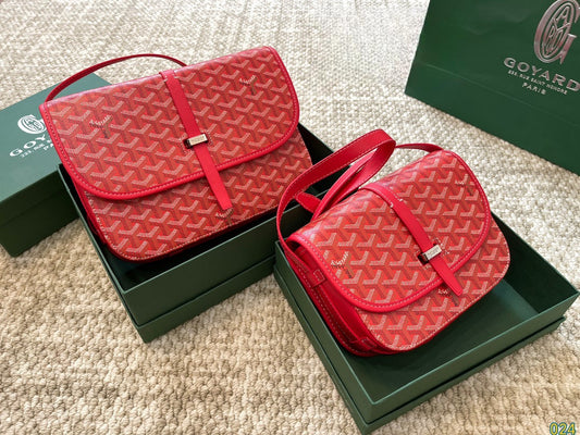 Goyard Belvedere Bag Red