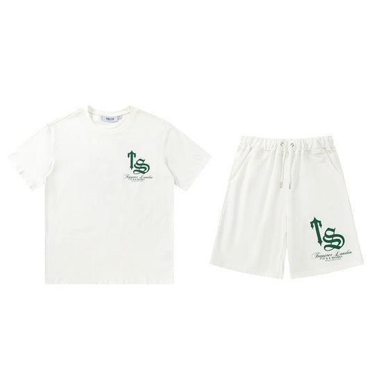Trapstar London Short Set Cream/Green