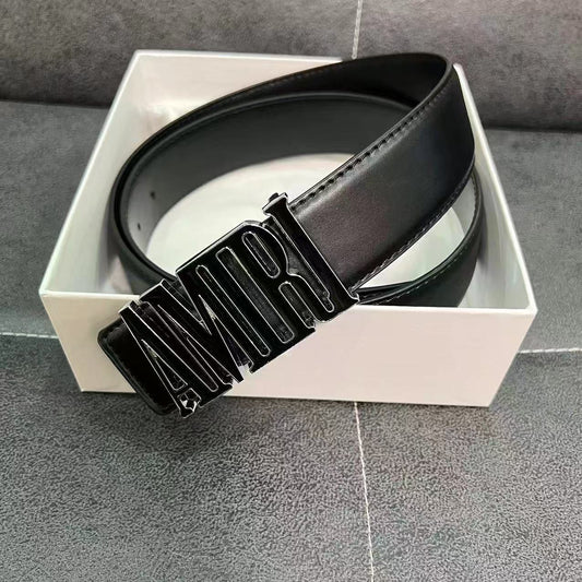 Amiri Original Belt - (SILVER/BLACK)