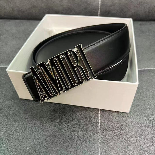 Amiri Original Belt - (GOLD/BLACK)