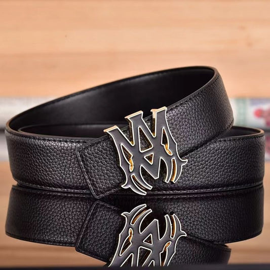 Amiri MA Belt - (GOLD/BLACK)
