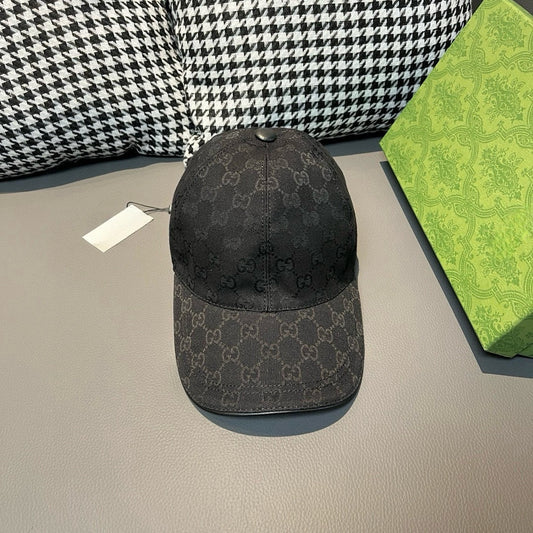Gucci GG Ripstop Polyester Baseball Cap Black