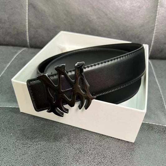 Amiri Montana Belt - (TRIPLE BLACK)