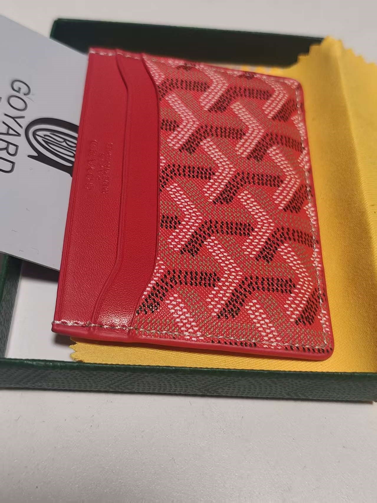 Goyard Saint Sulpice Card Holder Red