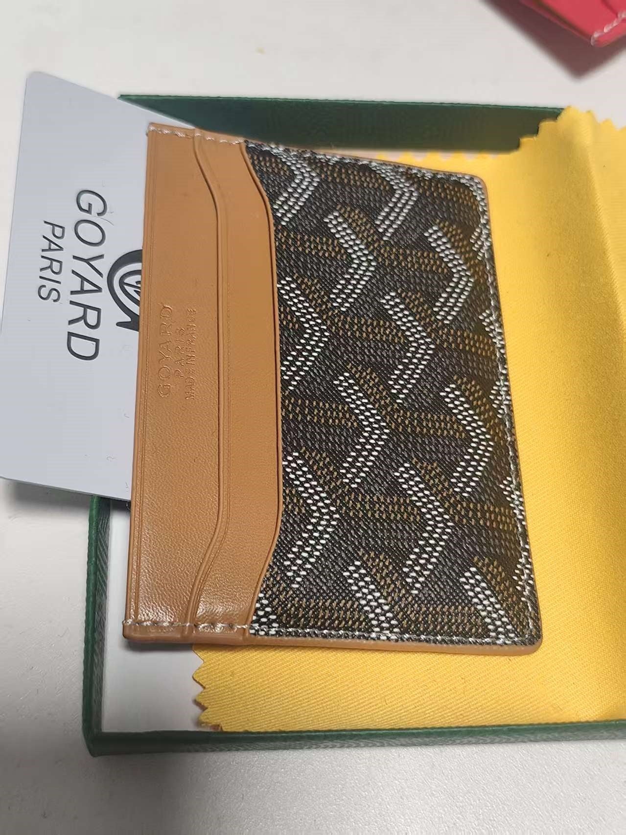 Goyard Saint Sulpice Card Holder Brown