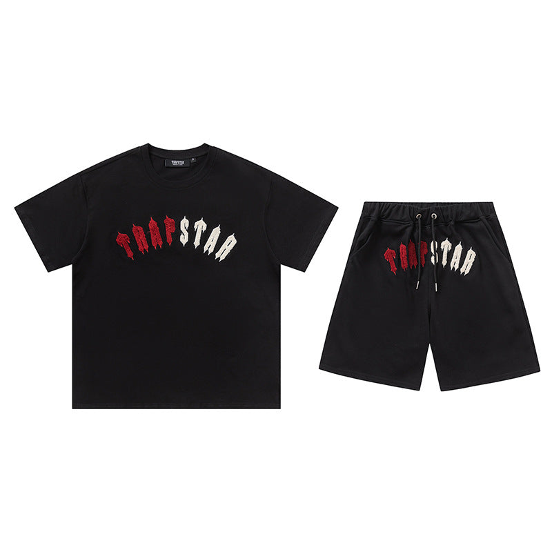 Trapstar Crimson Short Set - (BLACK)