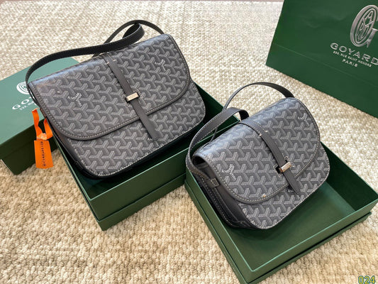 Goyard Belvedere Bag Black White