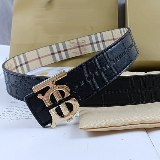 Burberry TB Belt Black/Bronze