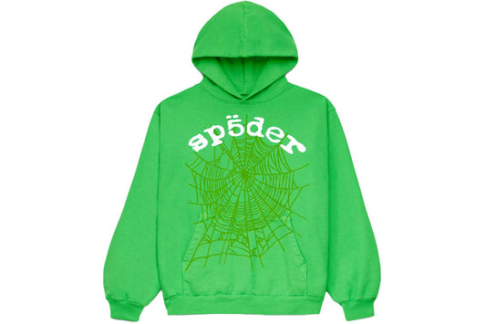 Sp5der Legacy Hoodie - (GREEN)