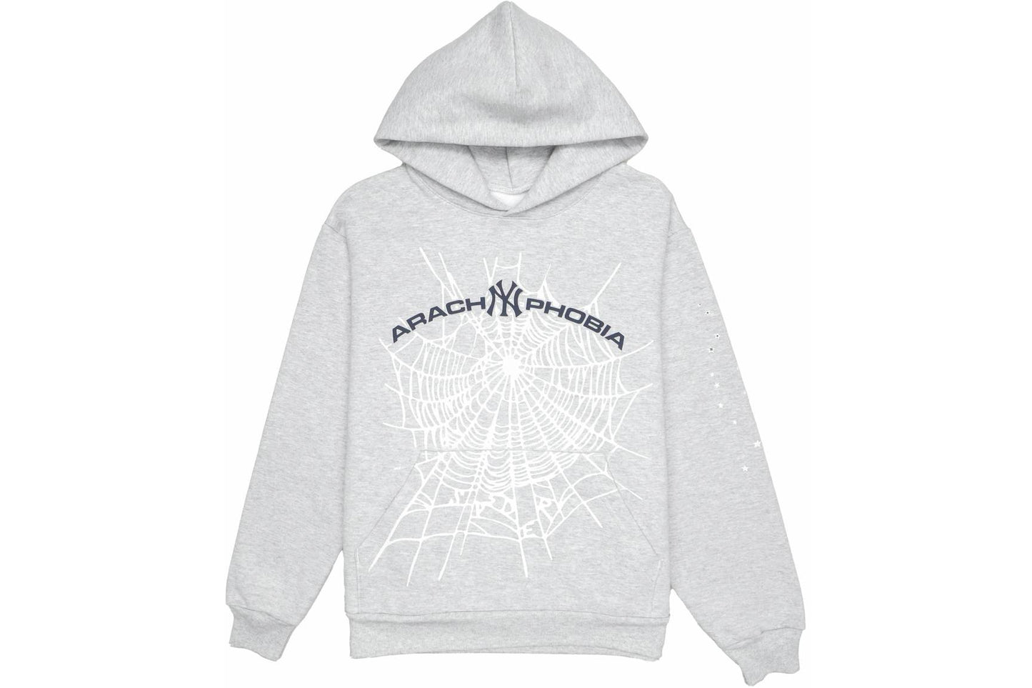 Sp5der Arach NY Phobia Hoodie - (ASH GREY)