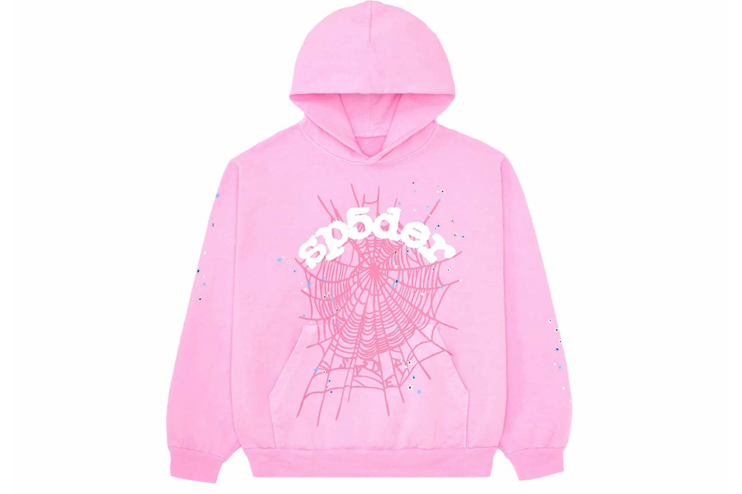 Sp5der OG Web Hoodie - (PINK)