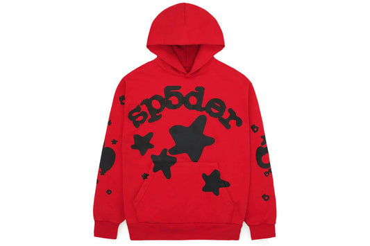 Sp5der Beluga Hoodie - (RED)