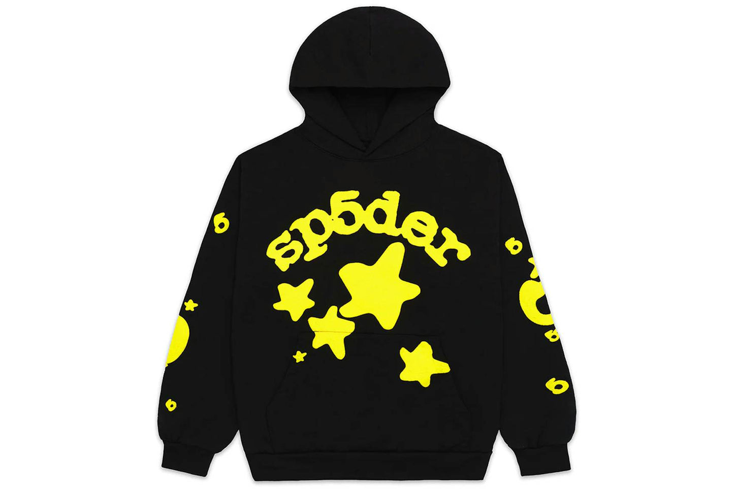 Sp5der Beluga Hoodie - (ONYX/YELLOW)