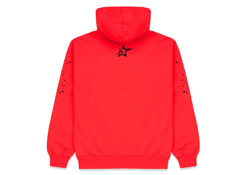 Sp5der P*NK V2 Hoodie - (RED)