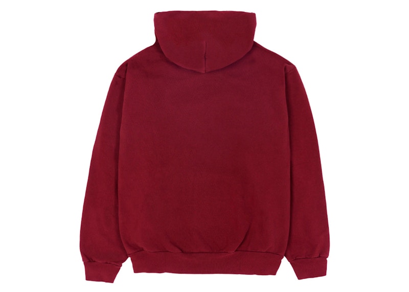 Sp5der Logo Hoodie - (MAROON)