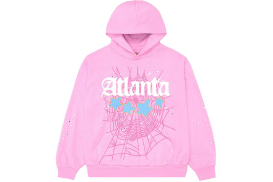 Sp5der Atlanta Hoodie - (PINK)