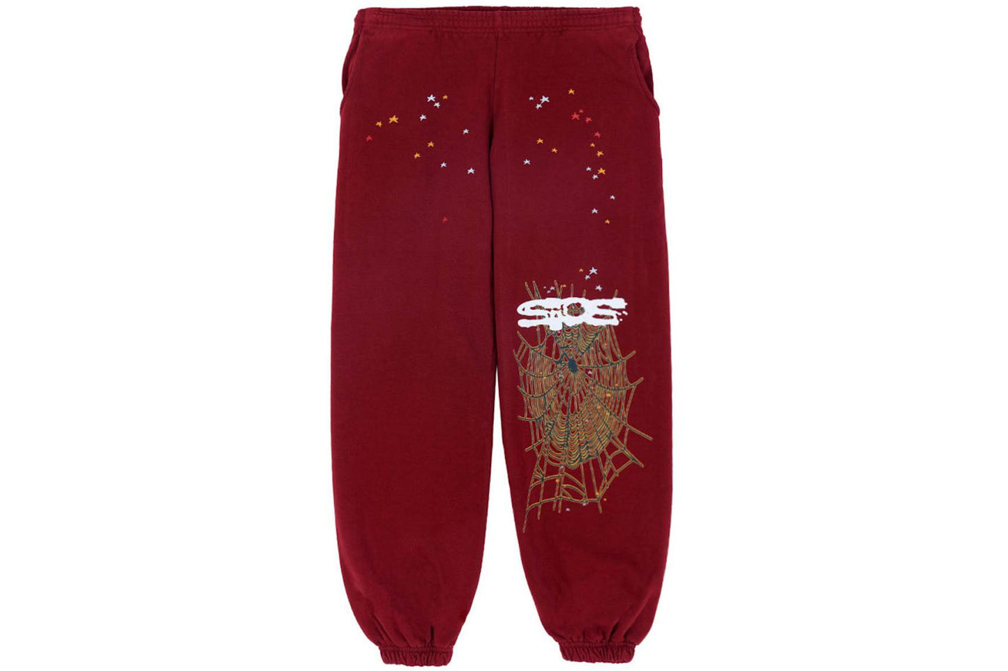 Sp5der Logo Jogging - (MAROON)