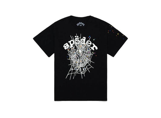 Sp5der OG Web V2 Tee - (BLACK)