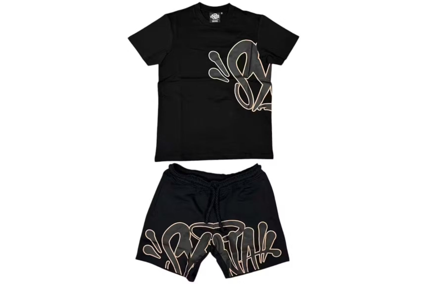 Syna World Short Set - (BLACK/ROSE GOLD)