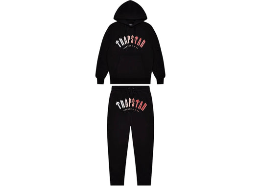 Trapstar Irongate Arch Gel Tracksuit - (BLACK/RED)