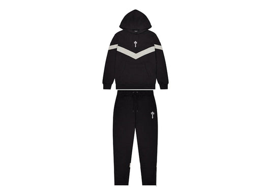 Trapstar V Stripe Tracksuit Black/Grey