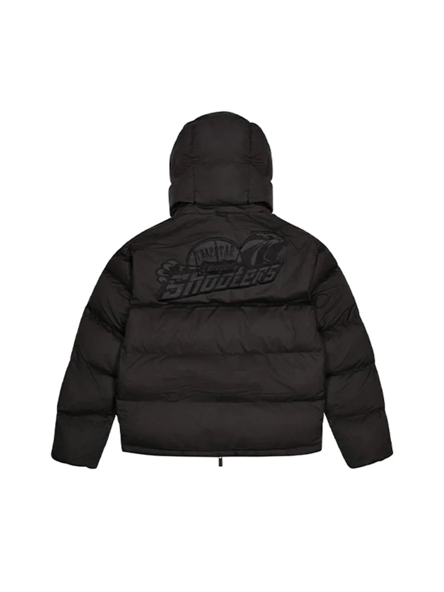 Trapstar Shooters Hooded Puffer Jacket - (BLACKOUT EDITION)