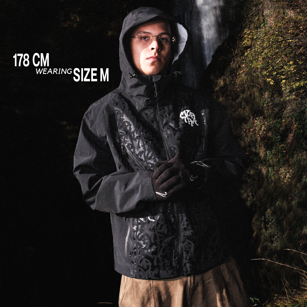 Mertra Monogram Shell Jacket - (BLACK)