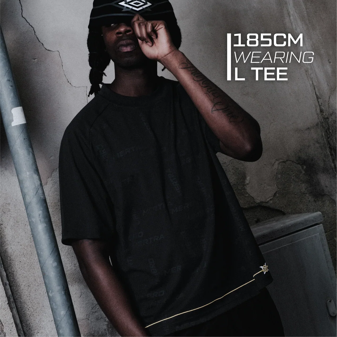 MERTRA x Umbro Training Tee Black