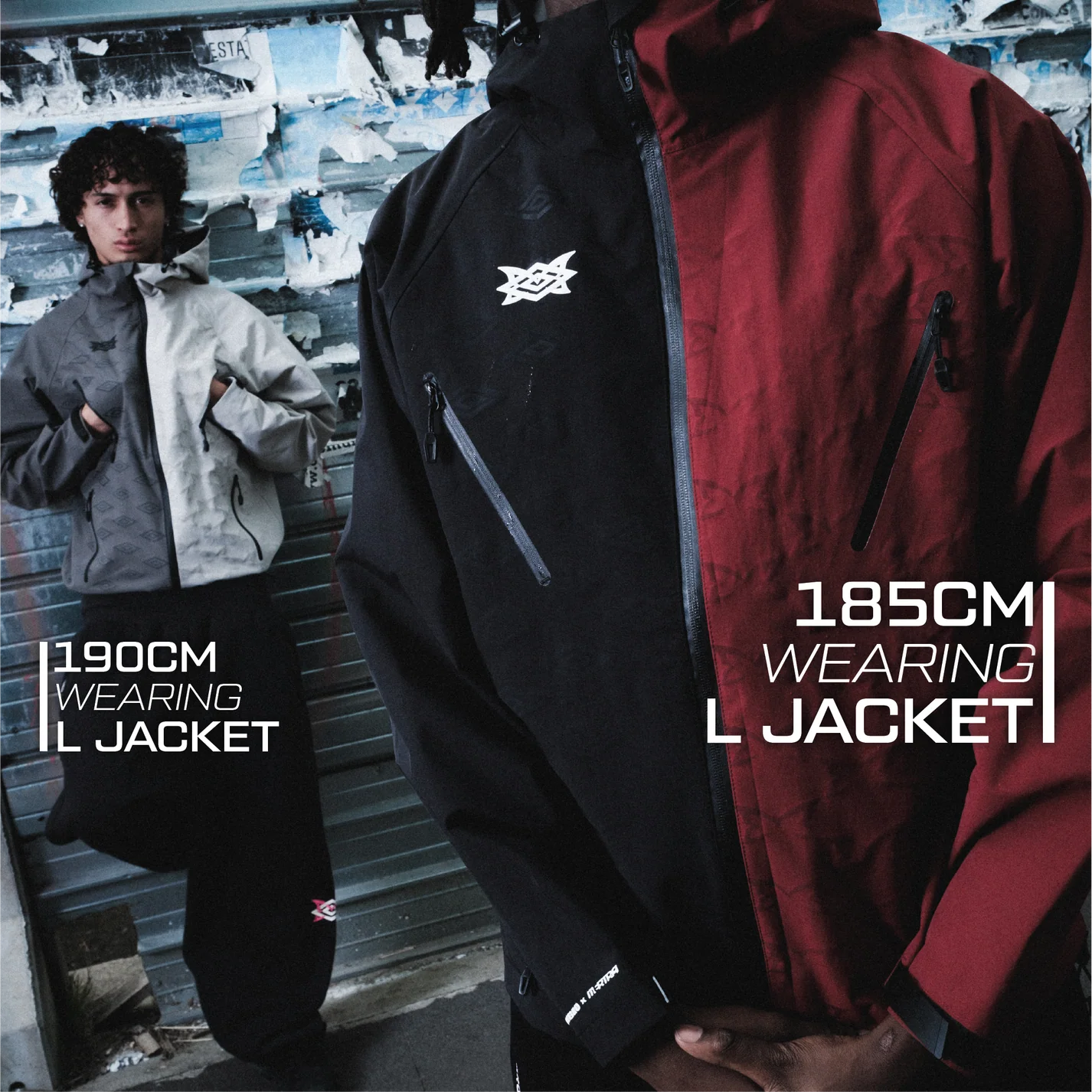 MERTRA x Umbro Water Reactive Jacket  - (GREY)