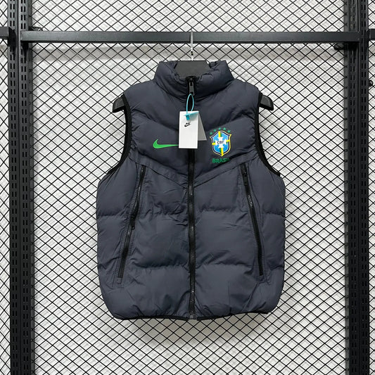 Nike Brazil Puffer Vest Dark Grey