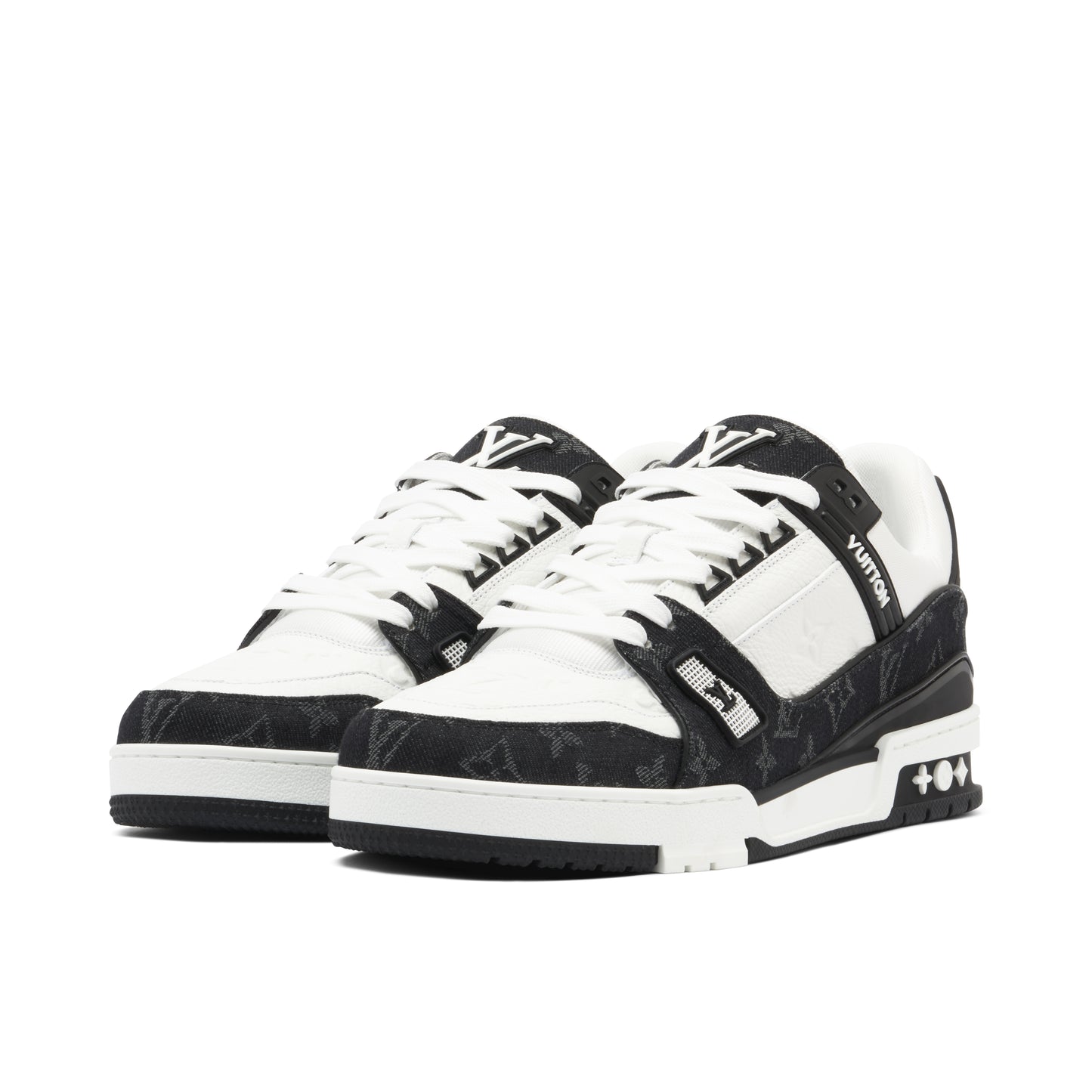 LV Trainer Denim Monogram - (WHITE/BLACK)