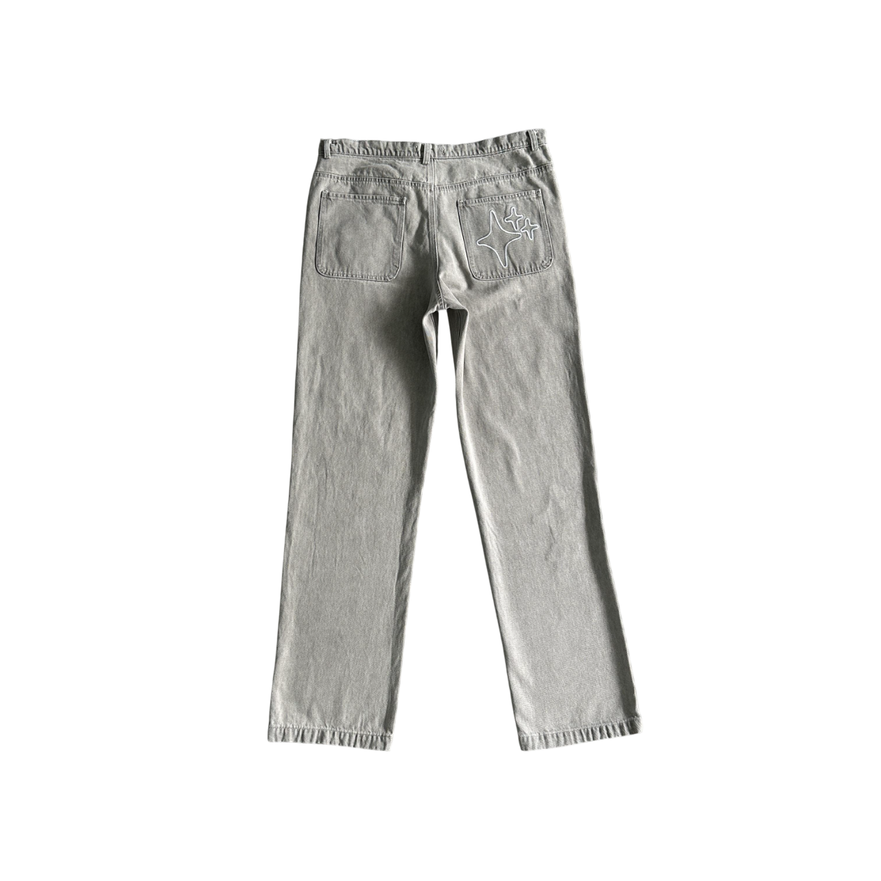 Broken Planet Stars Jean - (GREY/WHITE)