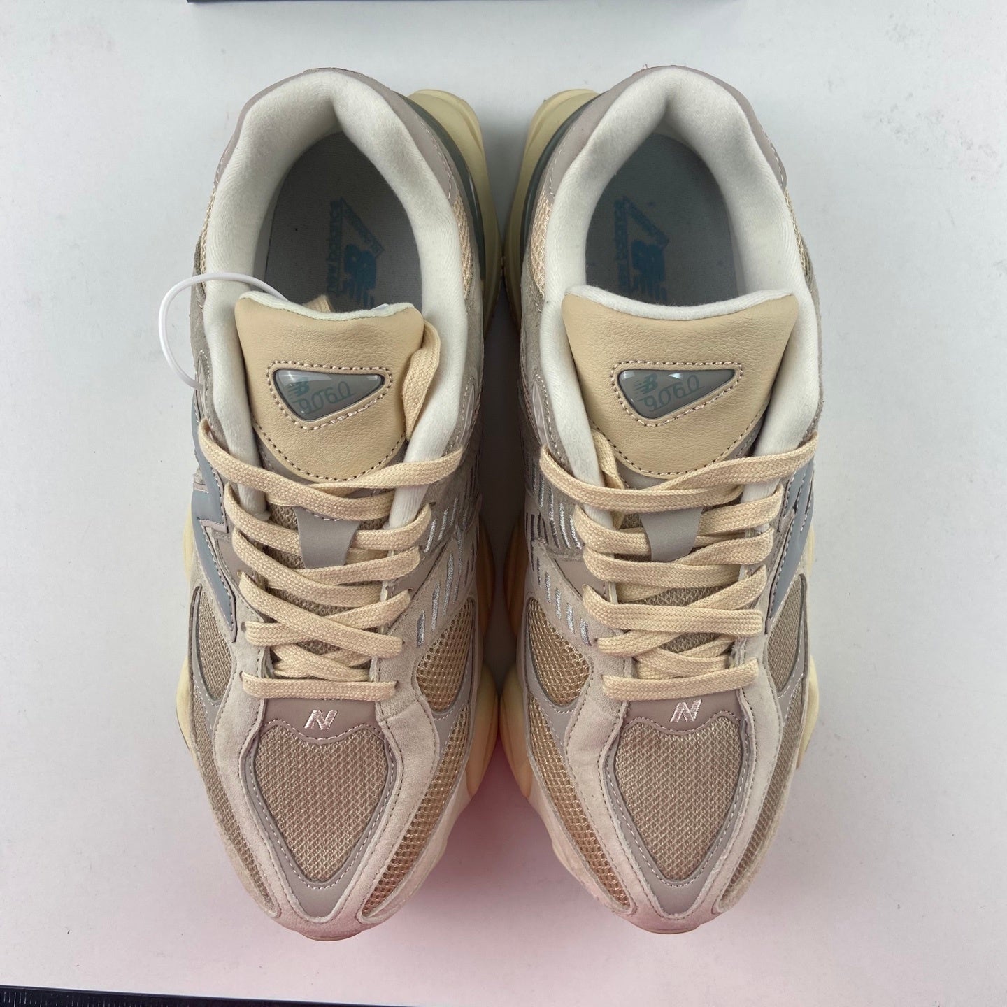 New Balance 9060 Ivory Cream Pink Sand
