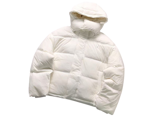 AMI Paris Heart Down Jacket - (WHITE)