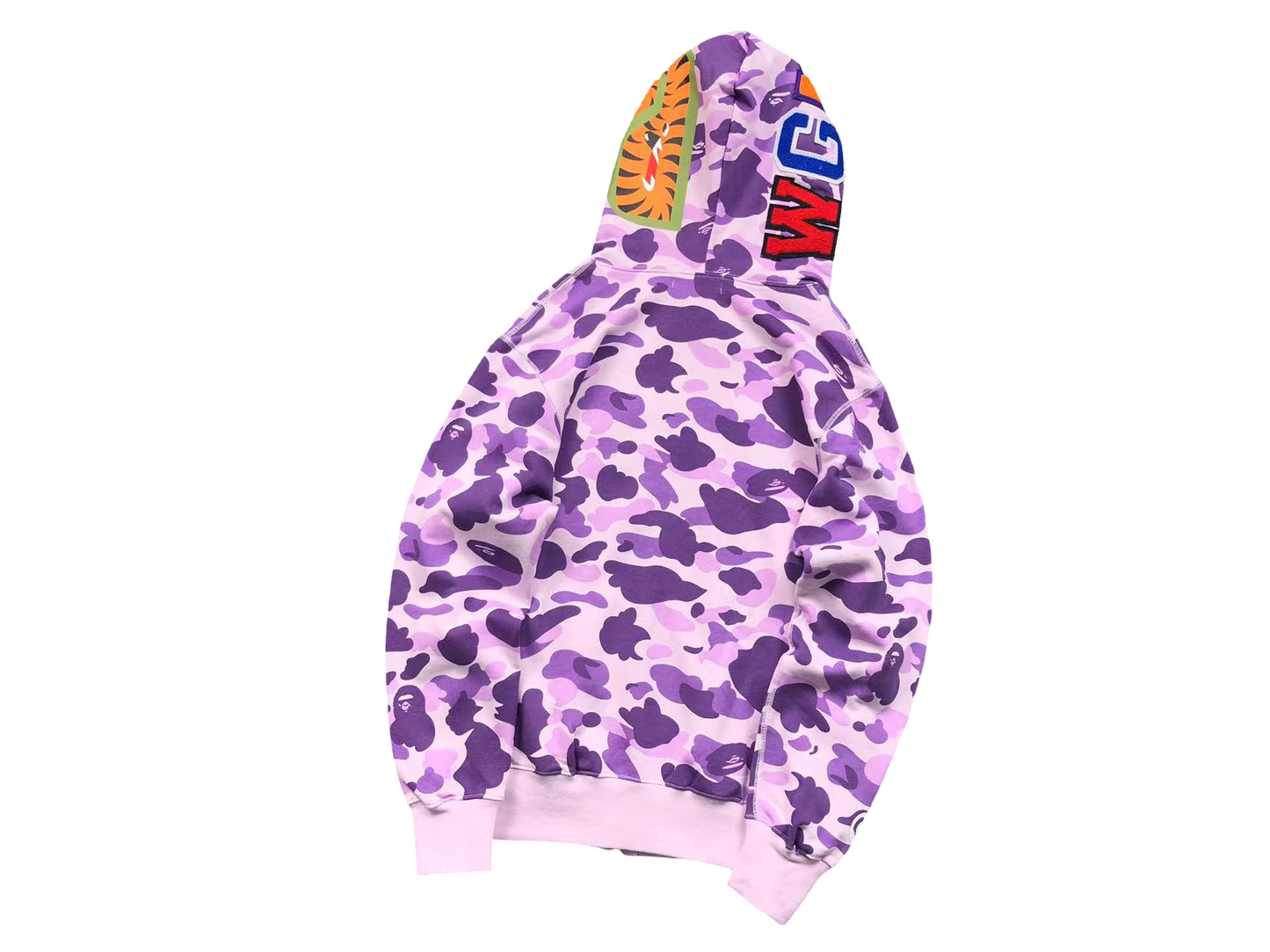 BAPE ABC Camo Shark Full Zip Hoodie - (LIGHT PURPLE)