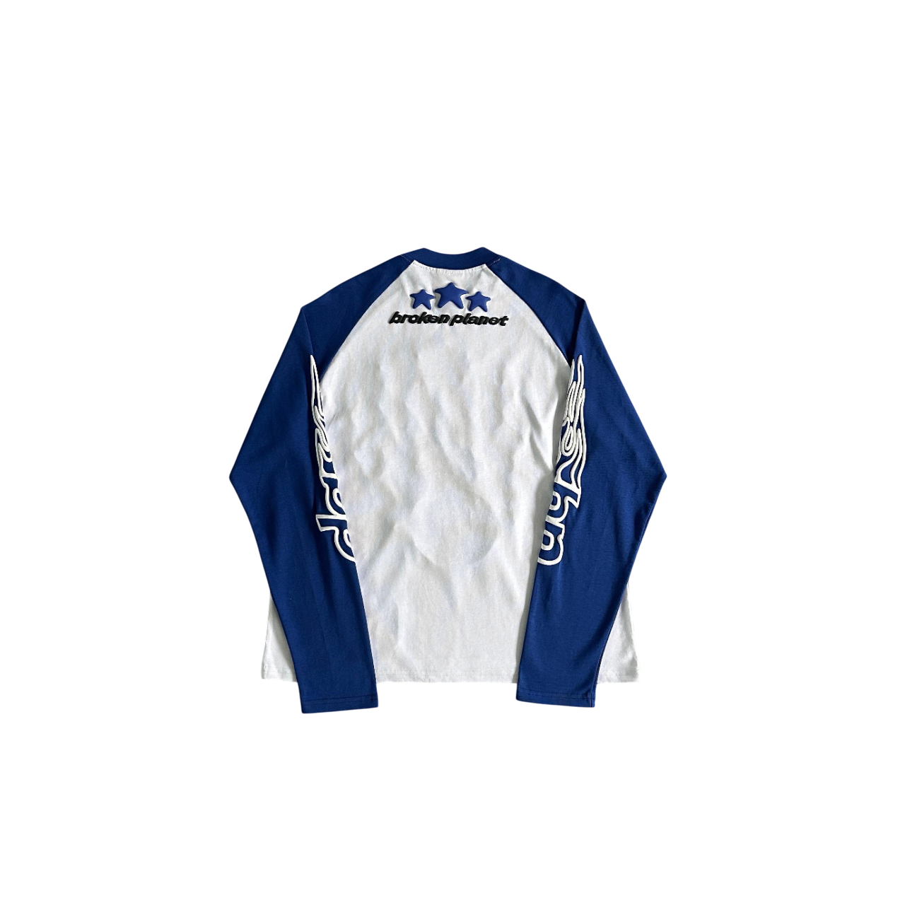 Broken Planet Born To Be Fast Longsleeve White/Blue