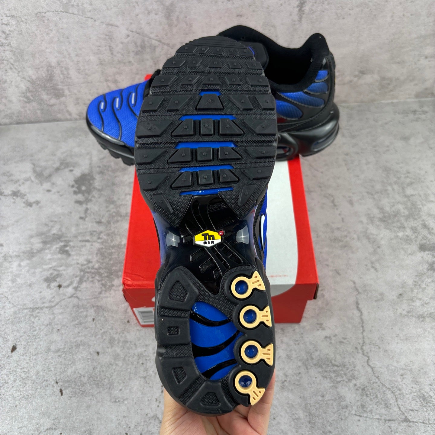 Nike Air Max Plus TN Premium Black Racer Blue
